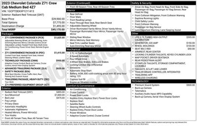 2023 Chevrolet Colorado Z71