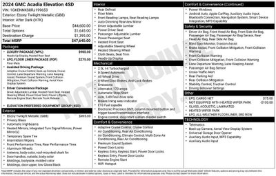 2024 GMC Acadia Elevation