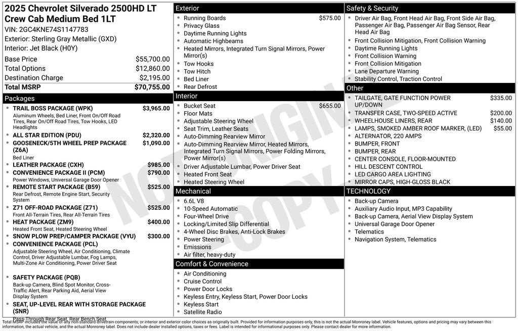 2025 Chevrolet Silverado 2500 HD LT