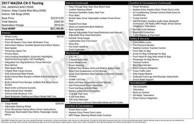 2017 Mazda Mazda CX-5 Touring