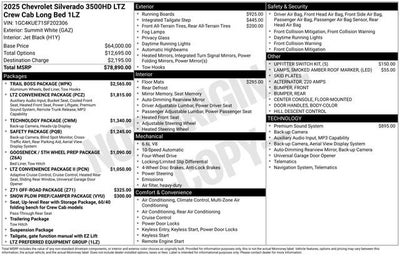 2025 Chevrolet Silverado 3500 HD LTZ