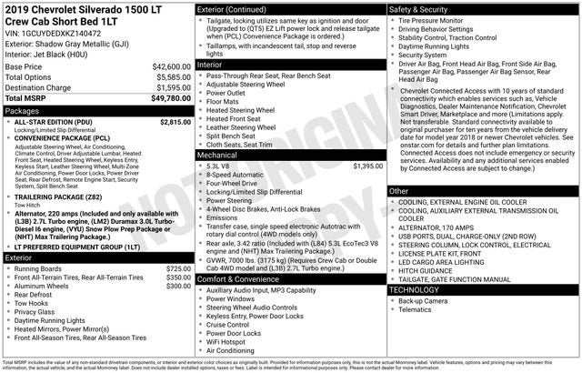 2019 Chevrolet Silverado 1500 LT