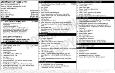 2023 Chevrolet Tahoe LT