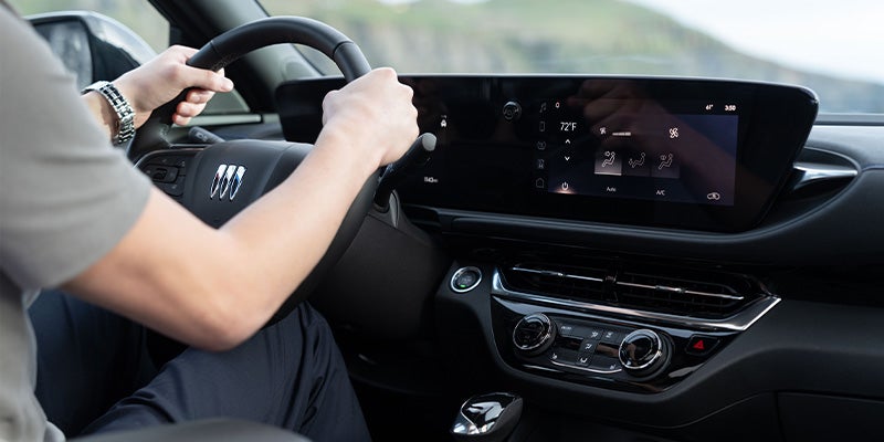 Interior of a silver 2025 Buick Envista in Newark, OH