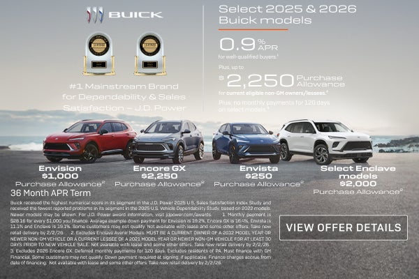 0.9% APR FOR 36 MONTHS 
FOR WELL-QUALIFIED BUYERS.1

Plus, up to $2,250 PURCHASE ALLOWANCE for cu...